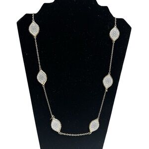 Charming Charlie Framed Filigree Statement Necklace